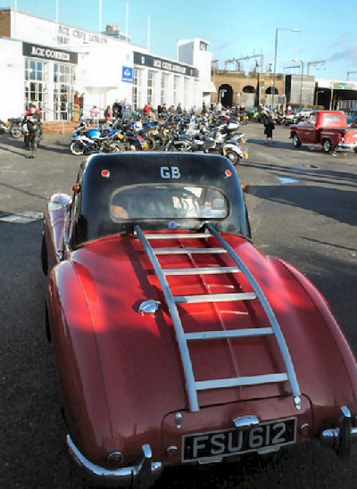 Jowett Jupiter at the ACE caf in 2013